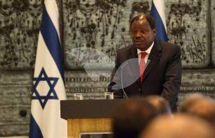 Dean of the Diplomatic Corps and Ambassador of Cameroon to Israel, Henry Etoundi Essomba