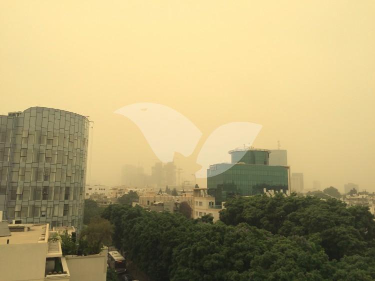 Tel Aviv Enshrouded in Dust