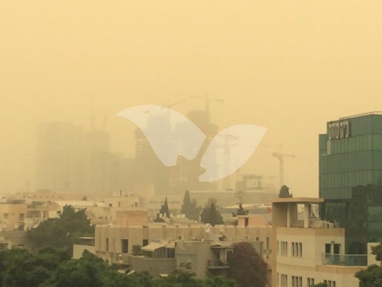 Tel Aviv Enshrouded in Dust