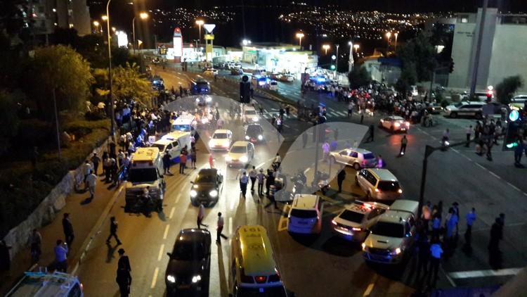 Terrorist Attack On a Bus Near the Chords Bridge in Jerusalem