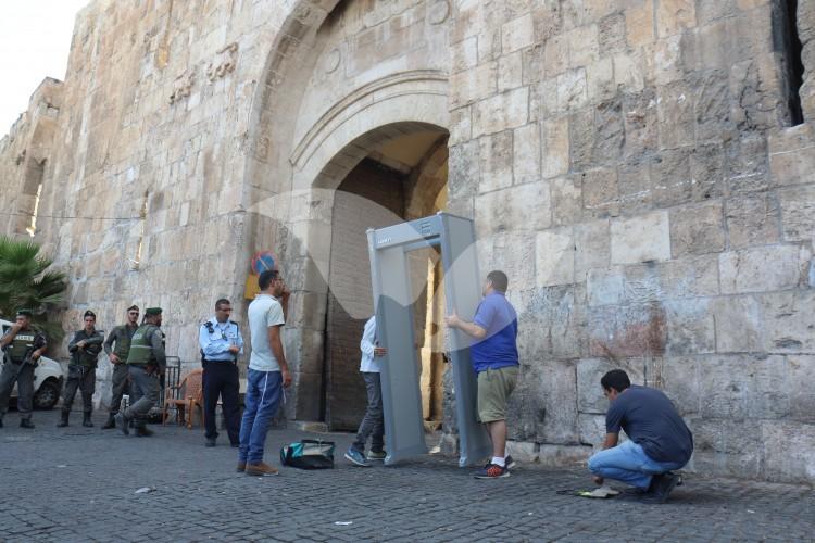 Metal Detectors in Jaffa Gate