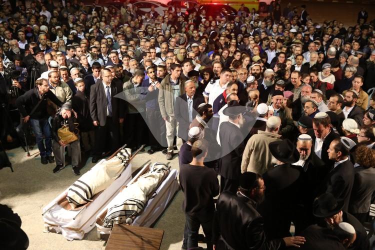Funeral of Yaakov and Netanel Litman 14.11.15