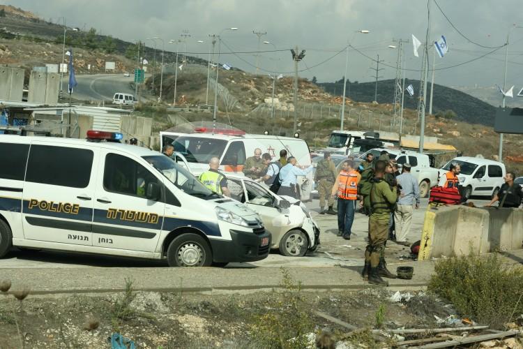 Car Attack at Tapuach Junction 8.11.15