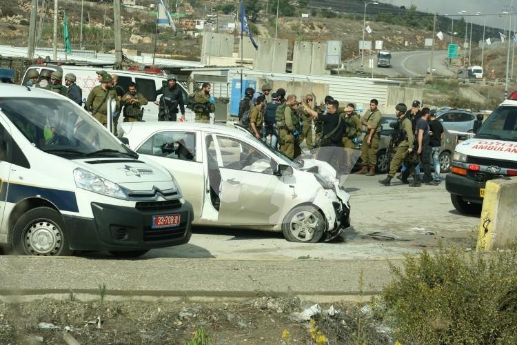 Car Attack at Tapuach Junction 8.11.15