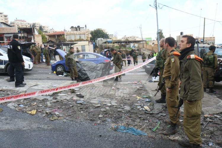 Scene of a Shooting Attack in Hizma 3.12.15