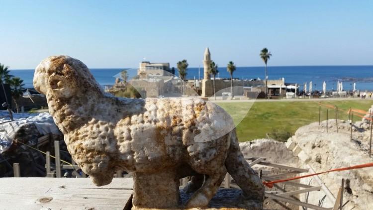 Ancient Ram Discovered in Caesarea 24.12.15