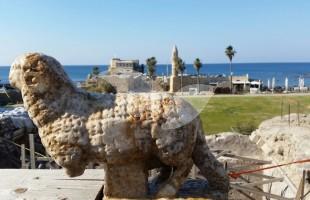 Ancient Ram Discovered in Caesarea 24.12.15