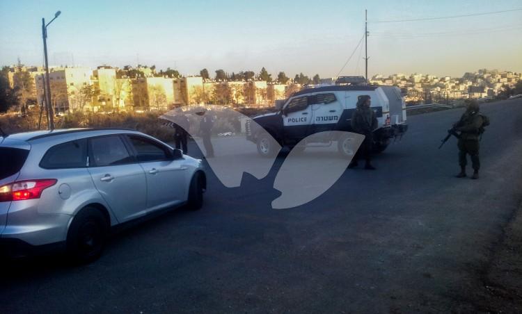 Scene of Stabbing Attack in Kiryat Arba 7.12.15