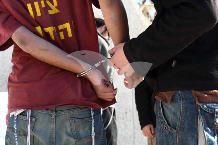 Handcuffed Jewish Activist