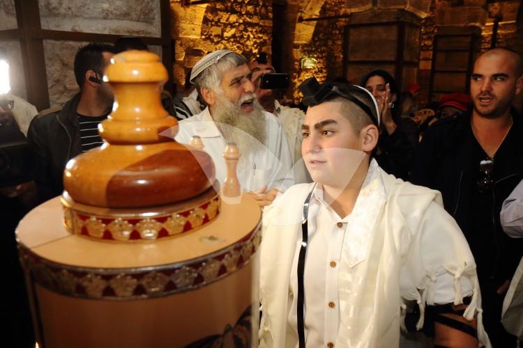 Bar Mitzvah of Naor Shalev in Jerusalem’s Old City 17.12.15