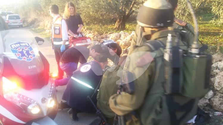 MDA Evacuates Injured Soldiers After Car Ramming Attack in Al-Lubban