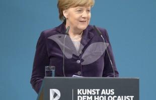 Angela Merkel Inaugurates Holocaust Art Exhibition