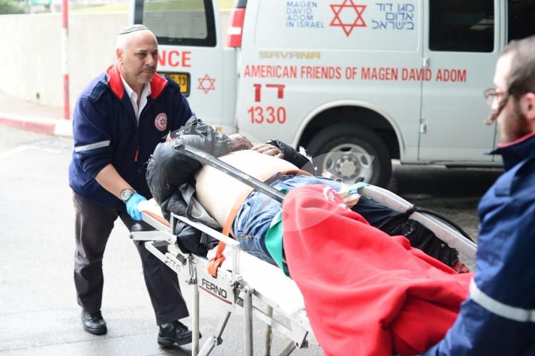 Arrival to Ichilov Hospital of Victims of Criminal Car Bombing in Tel Aviv 19.1.16