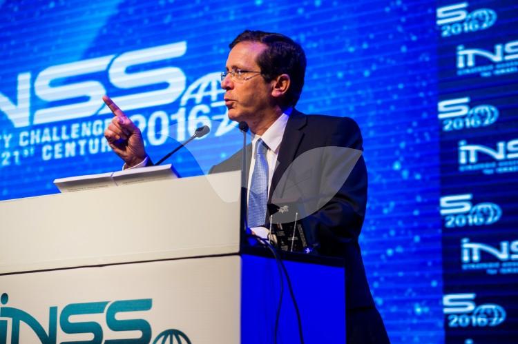 Isaac Herzog Speaks at the 2016 INSS Conference