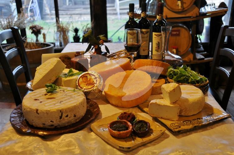 Israeli Wine and Cheese in the Golan Heights