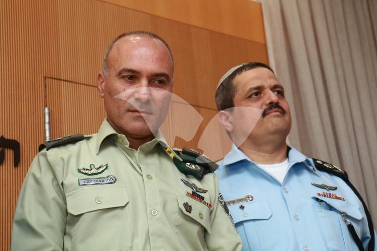 Major General Amos Yaakov, Commander of coast province and Inspector General Roni Alsheikh