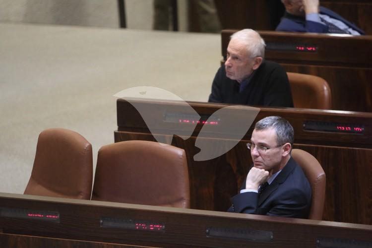 Minister Yariv Levin and MK Benny Begin