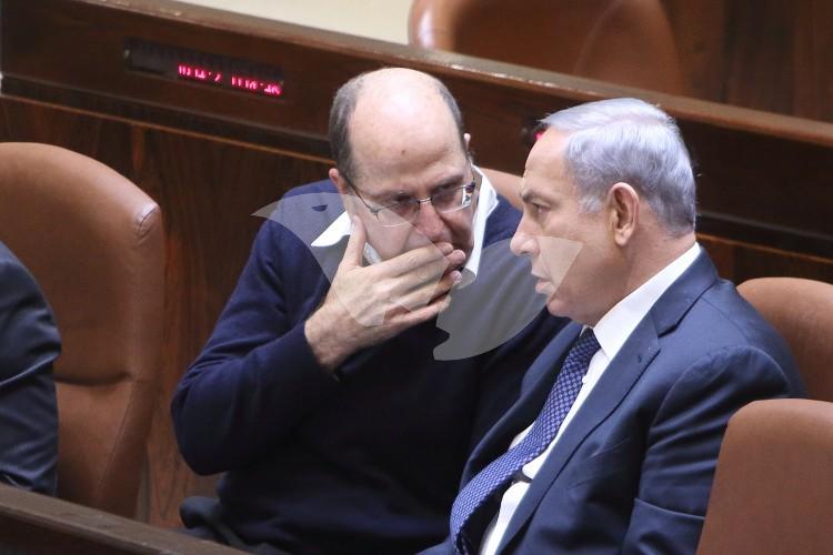 Prime Minister Benjamin Netanyahu and Minister Moshe Ya’alon