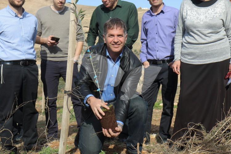 MK Yoav Kish (Likud) Planting an Olive Tree