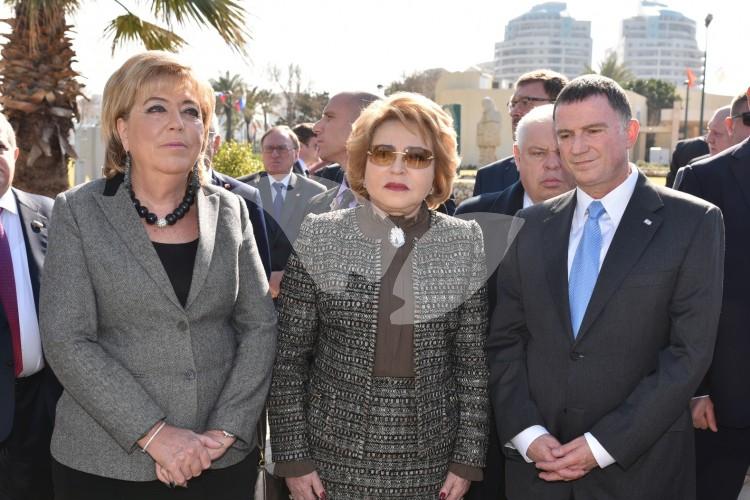 Knesset Speaker Edelstein and Chair of Russia Federation Council Matviyenko 3.2.2016