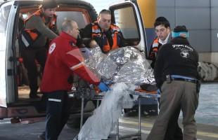 Evacuation of Michal Froman Following Stabbing Attack in Tekoa
