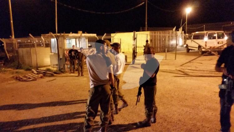 Security Forces At Stabbing Attack in Har Bracha, Samaria 2.3.2016