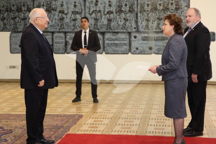 President Rivlin Greet New Maltese Ambassador to Israel, Mrs. Cecilia Attard-Pirotta
