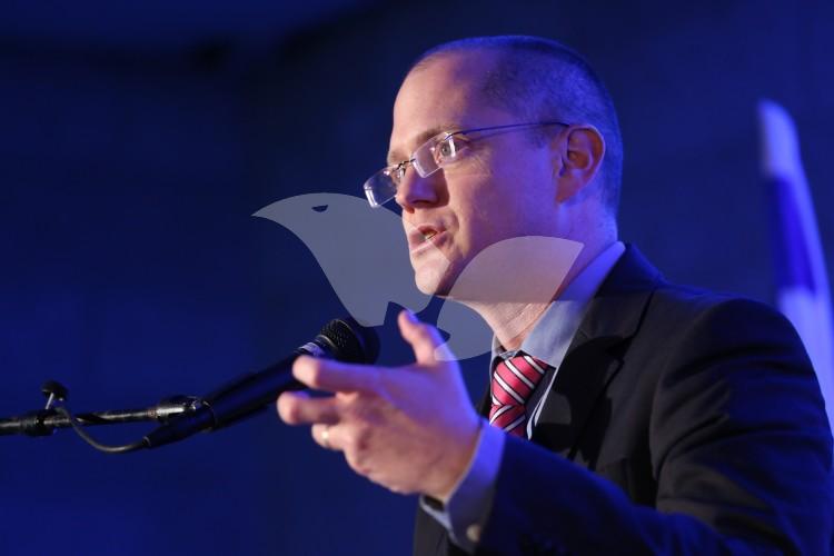 MK Oded Forer Speaking at Yisrael Beiteinu Party Convention 25.2.16