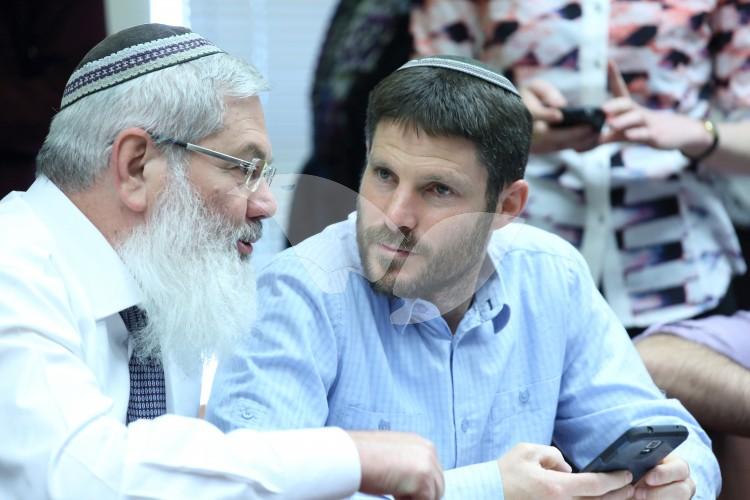 MK’s Eli Ben Dahan and Betzalel Smotrich of The Jewish Home party