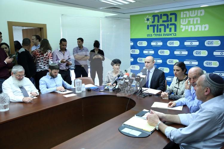 Meeting of MK’s and Ministers from The Jewish Home party