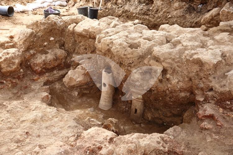 Excavation Site at Schneller Compound in Jerusalem 2.3.16