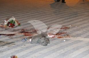 Scene of the Terrorist on a Stabbing Spree in the Jaffa Port