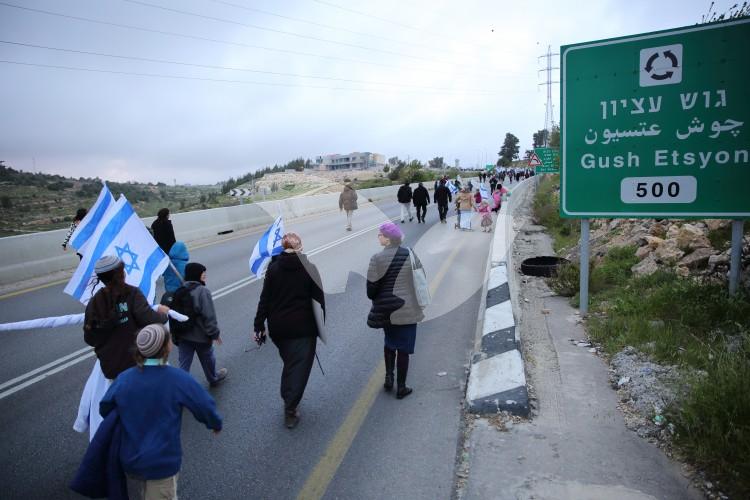 Gush Etzion March Against Terror, 15.3.16