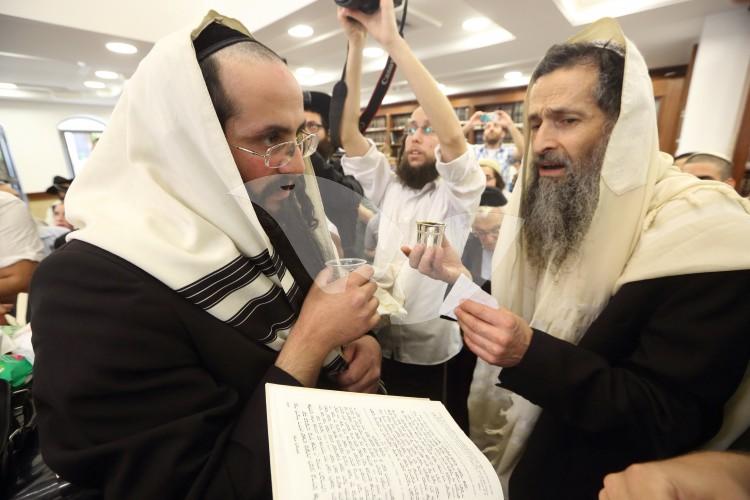 Circumcision Ceremony (Brit Milah) of the Son of Administrative Detainee Meir Ettinger 4.4.16