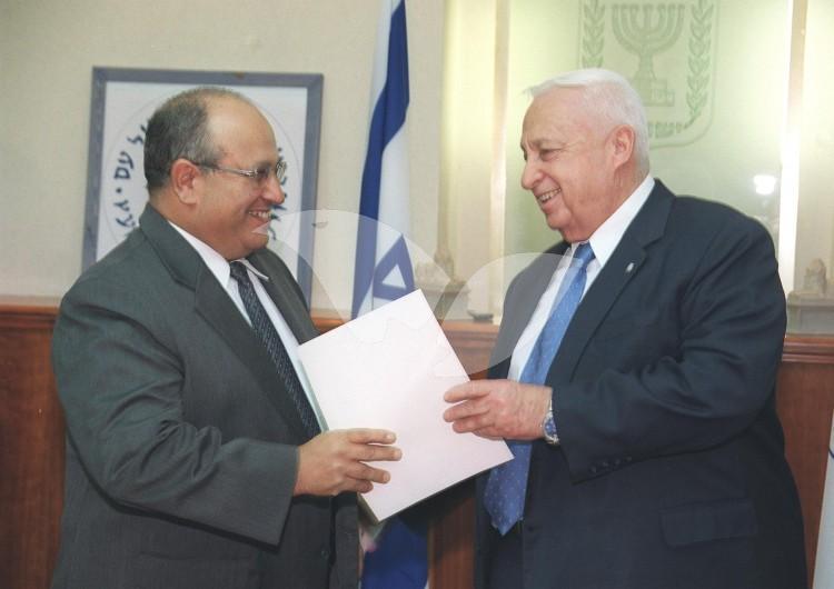 Mossad Chief Dagan With PM Sharon 17.3.2016