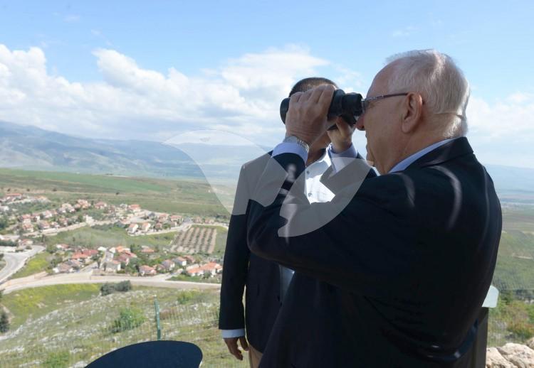 President Rivlin Touring the Northern Galilee, 21.3.2016