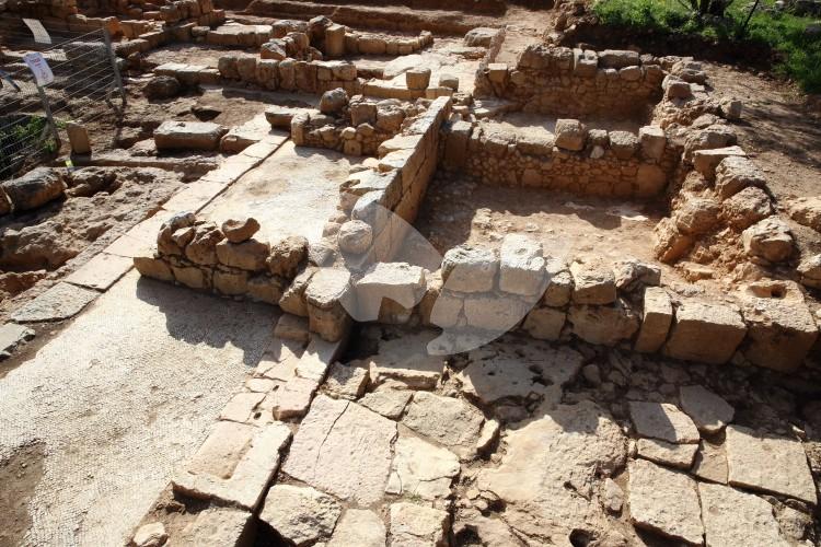 Excavation Site of Byzantine Church in Migdal Oz 23.3.16