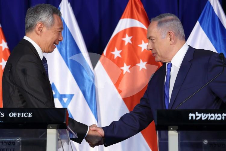 Netanyahu Hosts Singaporean Prime Minister Lee 19.4.2016
