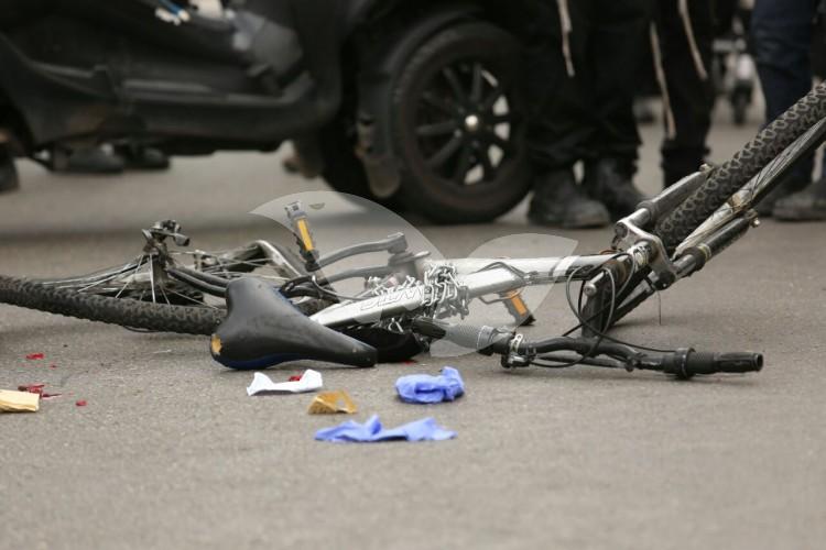 Bicycle Accident in Jerusalem 10.4.16