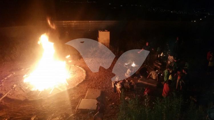 Lag Ba’omer Bonfire in Peduel