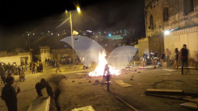 Lag Ba’omer Bonfire in Hebron