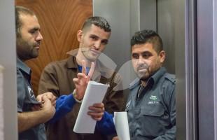 Terrorist Khalil Jayousi at the Jerusalem District Court 24.5.16