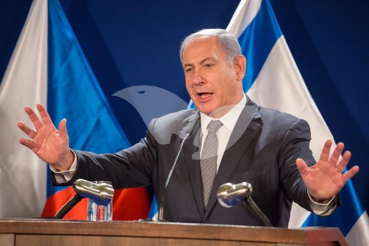 PM Benjamin Netanyahu Meets with Czech Republic PM Bohuslav Sobotka