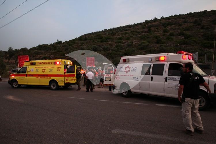 Ambulance Awaits Victims of Suspected Car-Ramming Attack, 3.5.16