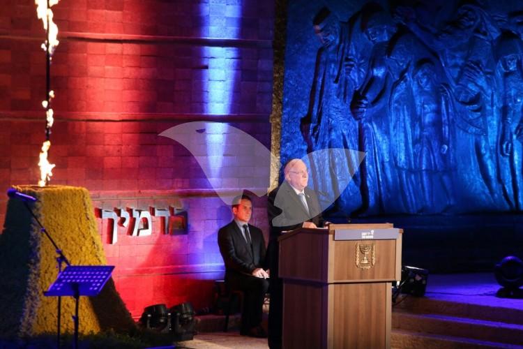 President Rivlin at Holocaust Remembrance Ceremony 4.5.2016