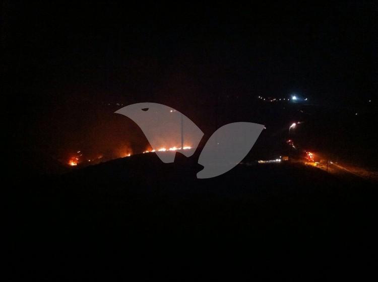 Firefighters at a Bushfire Near Negohot in Mount Hebron 15.5.16
