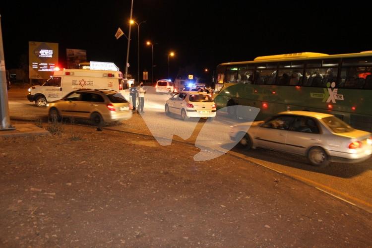 Stone Throwing at Israeli Bus