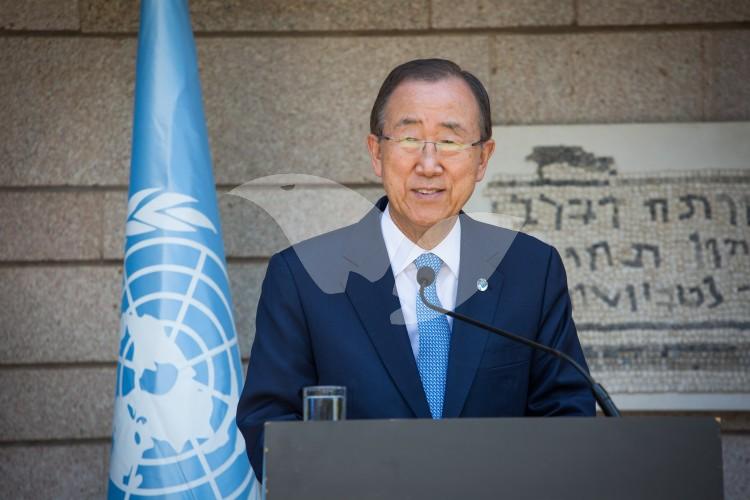 UN Secretary General Ban Ki-moon at Meeting at the President’s House 27.6.2016