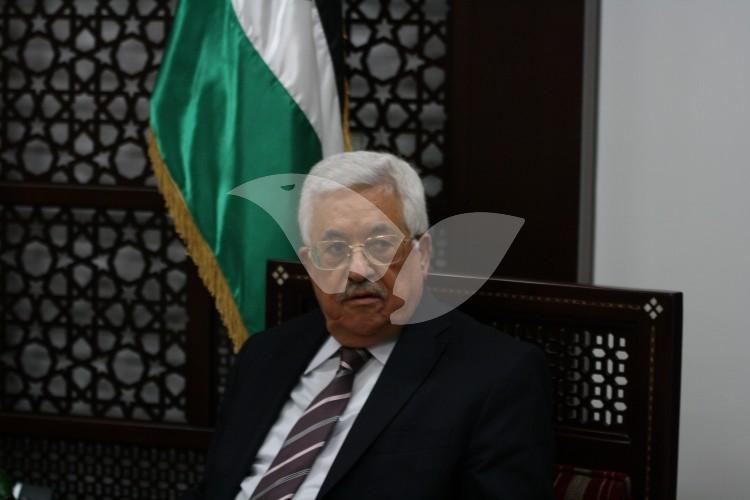 Palestinian President Mahmoud Abbas (Abu Mazen) in Ramallah