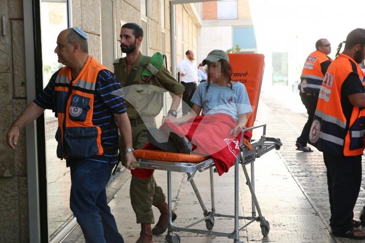 Israeli Teenage Victim of Shooting Brought to the Hospital